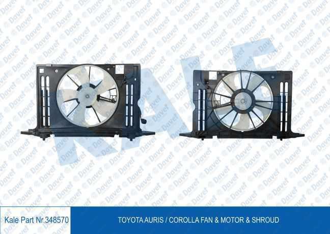KAL 348570 Radyatör Fani  Corolla (E15) - Auris (E15)